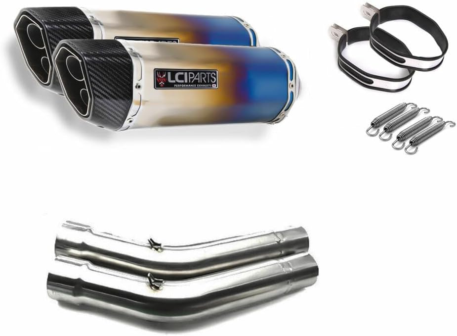 GSX-R1100 1989-1992 LCIPARTS ツインエンド チタン スリップオンマフラー